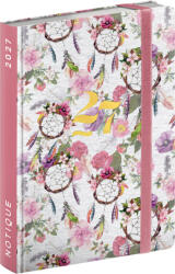 REALSYSTEM zsebnaptár, heti, keményfedeles, 9, 8x14, 5cm, 2027, Dream Catcher (RSZ-5812-DC) - mesescuccok