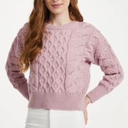 Vlnka Pulover din lână de damă Supersoft crop, roz mărimi îmbrăcăminte S (5-51544-S)