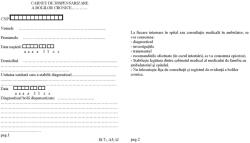 Carnet de dispensarizare a bolilor cronice