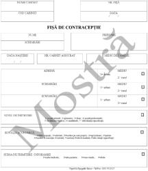  Fisa de contraceptie cu Anexa