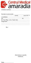  Reteta medicala 2 culori. Retete medicale personalizate 2 culori cu schema de tratament