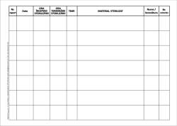  Registru sterilizare - nr. autoclav