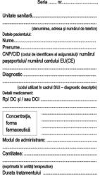  Prescriptie medicala autocopiativa valabila 01.2024 conform ORDIN 63/2024 Format A4/3