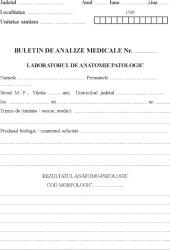  Buletin de analize medicale anatomie patologica