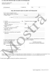  Fisa de solicitare examen scintigrafic