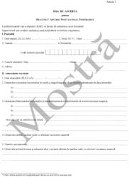  Fisa de ancheta pentru reactii adverse post vaccinale indezirabile