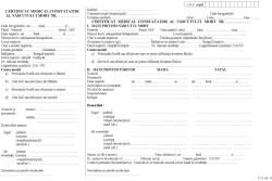  Certificat medical al nascutului mort