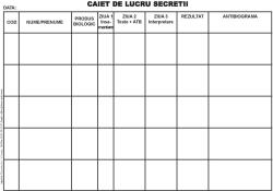  Caiet de lucru secretii. Registru de secretii