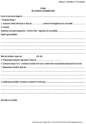  Plan de urmarire a evolutiei bolii Anexa 2. Concediu medical autocopiativ