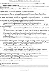 Fisa de examinare medicala de bilanț al starii de sanatate