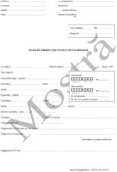  Foaie de observatie clinica oftalmologie