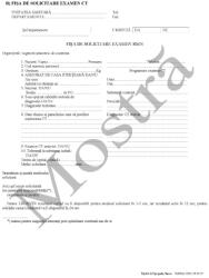  Fisa solicitare examen CT