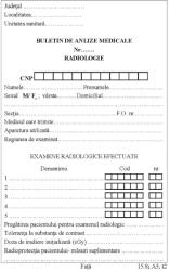  Buletin analize medicale radiologie