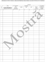  Registru pentru evidenta miscarii produselor si substantelor stupefiante in depozit