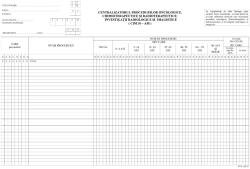  Centralizatorul procedurilor oncologice