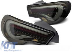  Tuning LED hátsó lámpa szett Toyota GT86 2012-2021, piros-füstölt alap, bal és jobb (ABTLT6021068)