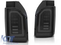  LED tuning hátsó lámpa szett VW T6 2015-től fekete/piros, bal és jobb (ABTLV6021112)