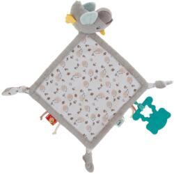 BabyJem Jucarie dentitie cu paturica pathwork Bird, BabyJem, gri