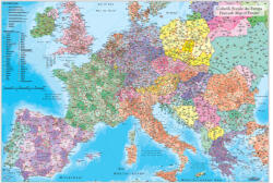  Mapă de birou - Europa cu coduri poștale - stiefel - 50,00 RON