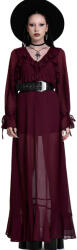 KILLSTAR rochie lungă de damă KILLSTAR - AETHERA - bordo - KSRA015348