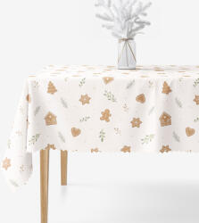 Goldea față de masă de crăciun impermeabilă - fursecuri de crăciun 120 x 120 cm Fata de masa