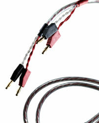 YBA GLASS SPEAKER CABLE - OFC pereche de cabluri pentru boxe cu izolație din teflon - 492cm (YBA-C-GLASS-SPEAKER-492)