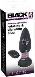 Black Velvets Velvets RC Rotating & Vi Negru Dop Anal Rotativ cu 7 Moduri