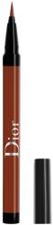 Dior Christian Dior, Diorshow On Stage, Rezistent la apă, Vârf ultra-flexibil din fetru, Culoare intensă, Tuș de ochi lichid, 676, Rugină de satin, 0.55 ml