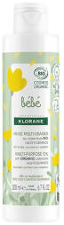 Klorane Ulei multifunctional formulat din ingrediente 100% de origine naturala, Klorane, Bebe BIO, 200 ml