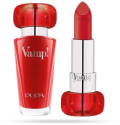 PUPA Pupa, Vamp! , Fără parabeni, Volum, Ruj cremos, 303, Roșu iconic, 3.5 g