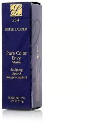 Estée Lauder Estee Lauder, Pure Color Envy - Matte, Ruj cremos, 554, Secret profund, 3.5 g