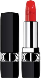 Dior Christian Dior, Couture Colour Floral, Finisaj satinat, Ruj cremos, 080, Zâmbet roșu, Reincărcabilă, 3.5 g