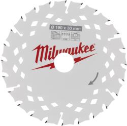 Milwaukee Circular Saw Blade - Wood 190 mm Milwaukee