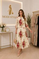 Modi style Rochie elegantă cu trandafiri-40