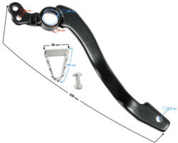 Moretti Pedala frana Barton NXT250 2021 (DHABSE062) - simoto