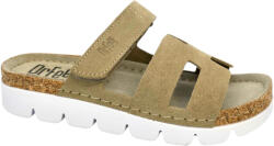 DR. FEET 9018 -as női Dr Feet bőr papucs - cappuccino barna (MDS-9018cappuccino)