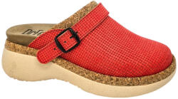 DR. FEET 21200 -as női Dr Feet bőr papucs - piros (MDS-21200piros)
