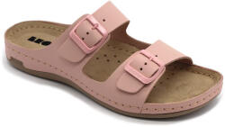 LEON 955 LEON Comfort női bőr papucs (LEON4125-rose)