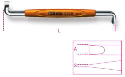 Beta 1, 2X8 Sarokcsavarhúzó hasítottfejű csavarokhoz - BETA 1236B/1, 2*8 (12360204)