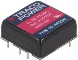 Traco Power Convertor DC/DC 15W 36-75V la 15V/-15V (THN 15-4823N)