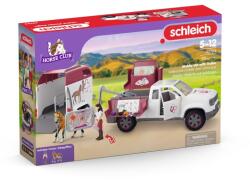 Schleich Schleich, Horse Club, Clinica veterinara mobila cu remorca, set, 42704 Figurina