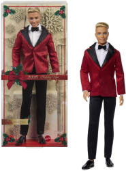 Mattel Barbie, Ken de Craciun, papusa blonda Papusa Barbie