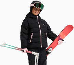 Roxy Geacă de snowboard pentru copii ROXY Snowyhill Puffy true black