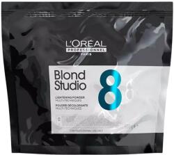 L'Oréal L'Oreal Professionnel, Blond Studio Multi Technique 8, Evidențiere, Pudră oxidantă pentru păr, 500 g