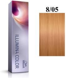 Wella Wella Professionals, Illumina Color, Permanent Hair Dye, 8/05 Light Blonde Natural Mahogany, 60 ml