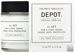 Depot Depot, 400 Shave Specifics No. 401, Calmant, Cremă de bărbierit înainte și după, 75 ml