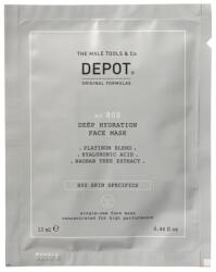 Depot Set, Depot, 800 Skin Specifics No. 808, Acid hialuronic, Hidratare profundă/Liniștitor și revitalizant, Mască facială, Pentru față, Zi, 12 buc, 13 ml Masca de fata