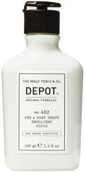 Depot Depot, 400 Shave Specifics No. 402, Uleiuri esențiale, Calmant, Fluid pentru înainte și după bărbierit, 100 ml