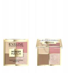 Eveline Cosmetics Eveline Cosmetics, Wonder Match, Contouring Palette, 4 Shades, 02, 10.8 g