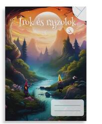 Iskola Írok és rajzolok 3. osztályos 2 az 1-ben vonalas és sima füzet A/5 (P1111-1403-507590) - innotechshop - 240 Ft